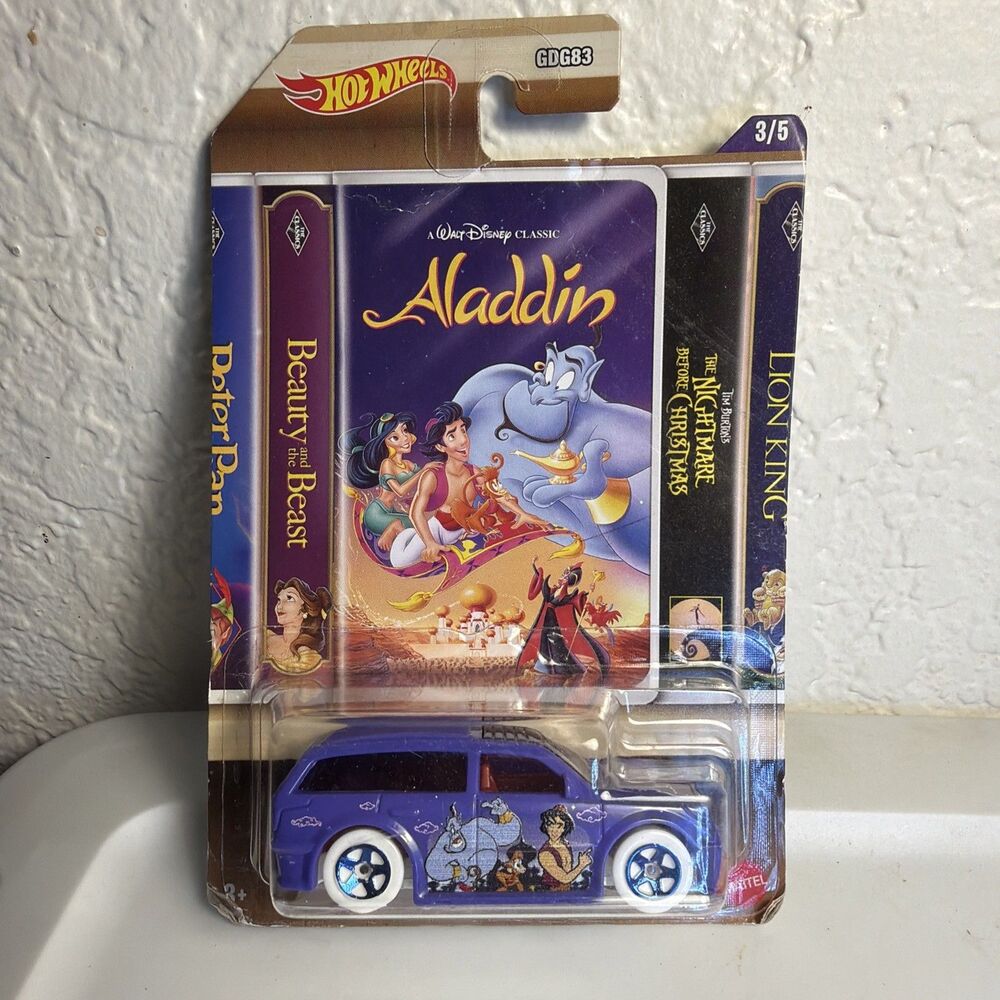 Aladdin Hot Wheels Car - Disney - Brand New